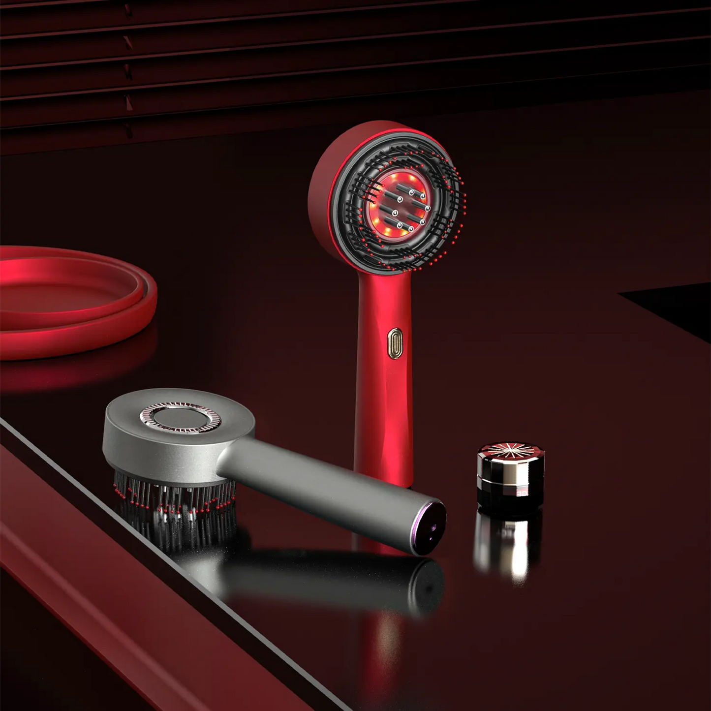 Red Light Therapy Brush