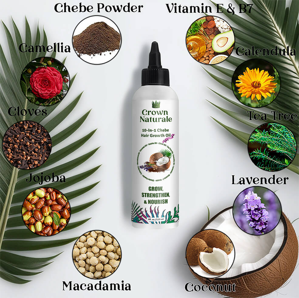 10-in-1 Chebe Oil Helps Your Hair Grow Naturally