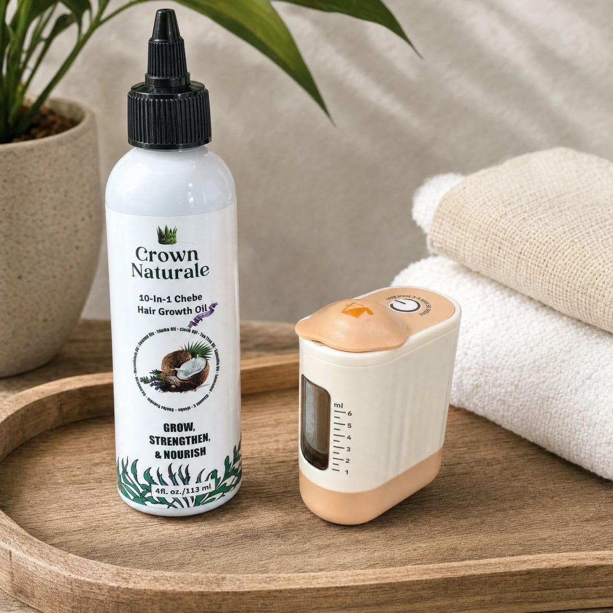 Growth Duo: 10-in-1 Chebe Hair Growth Oil and Follicle Activator 3.0