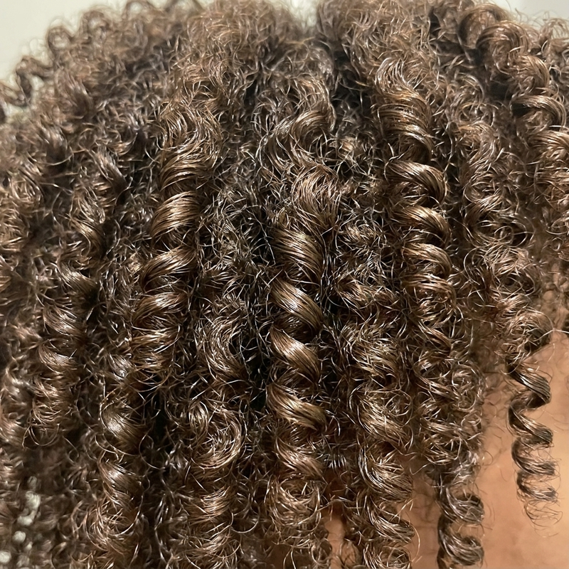 After — defined, moisturised curls