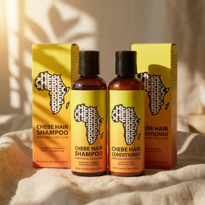 Chebe Shampoo and Conditioner new packaging